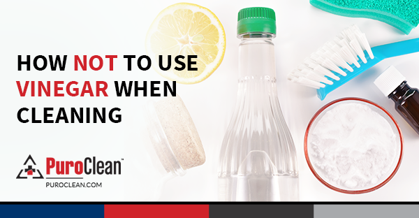 How NOT to Use Vinegar When Cleaning