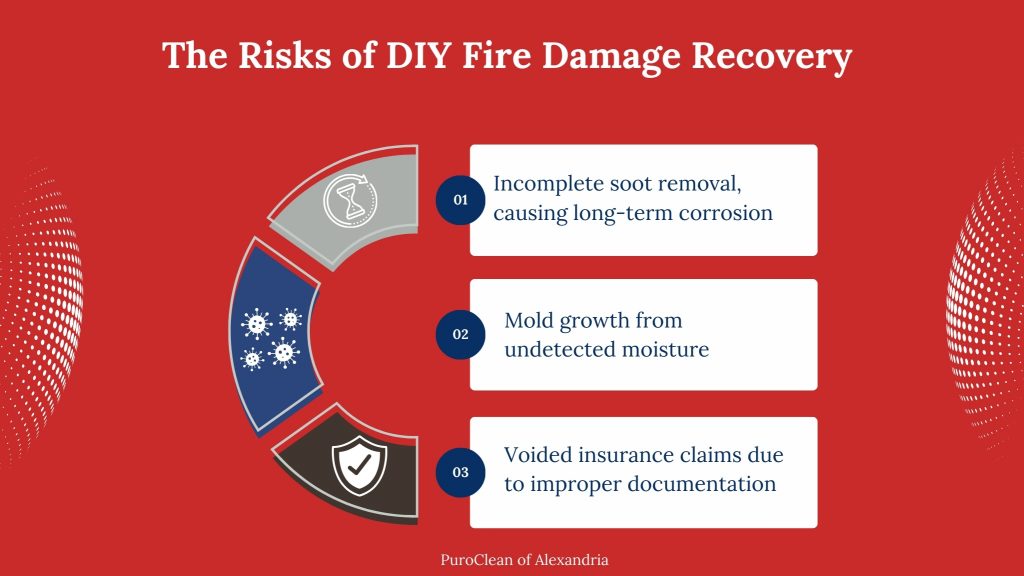 risks of diy fire damage recovery