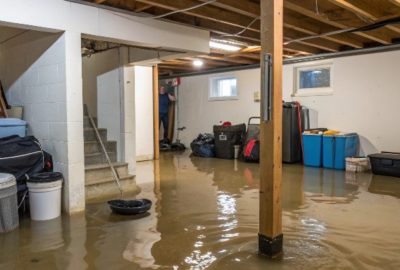 basement water damage Alexandria