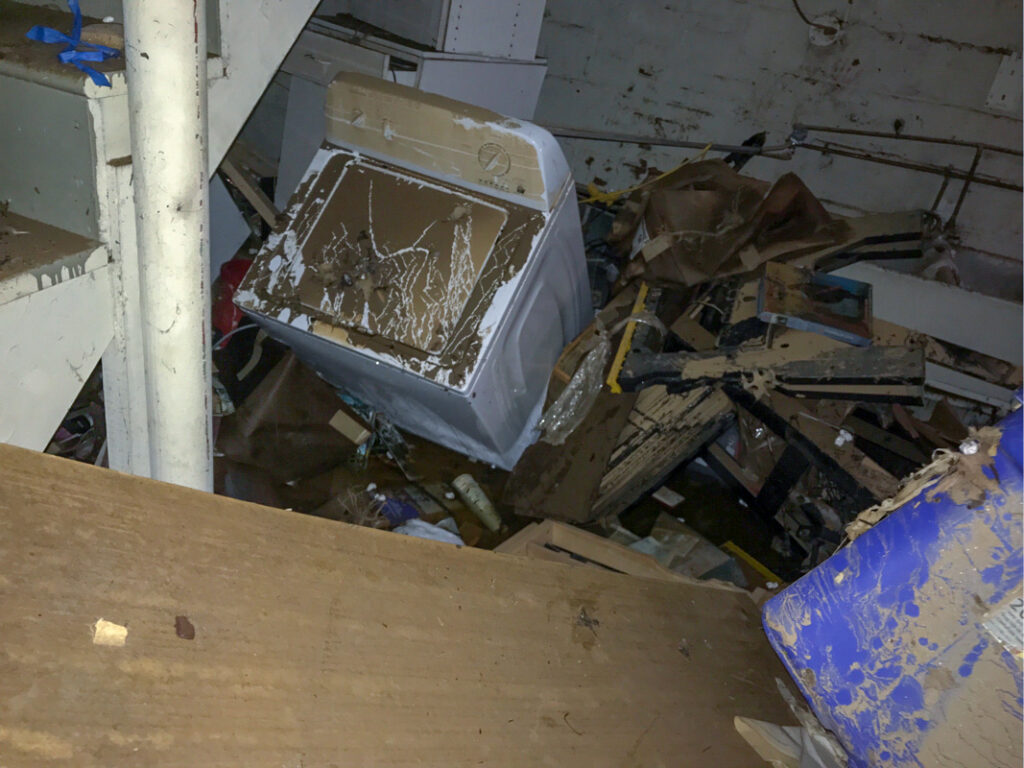 flood cleanup in Northern Virginia