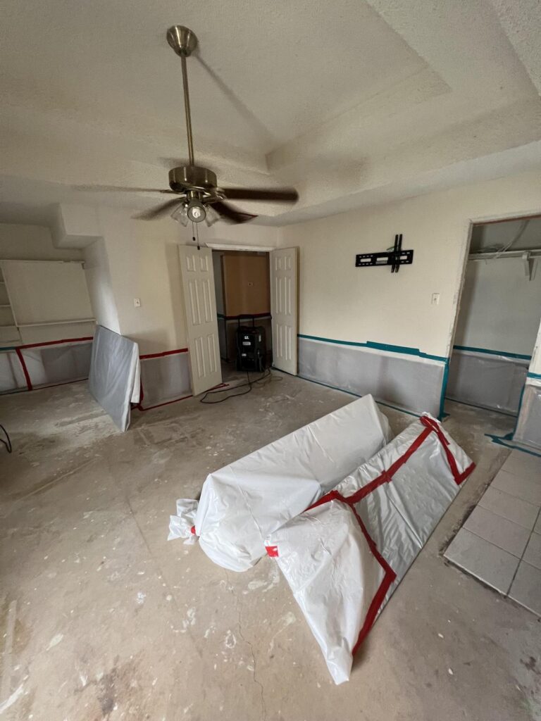 Another example of the secondary sheathing we used.