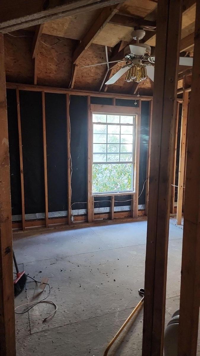 fixing fire damage
