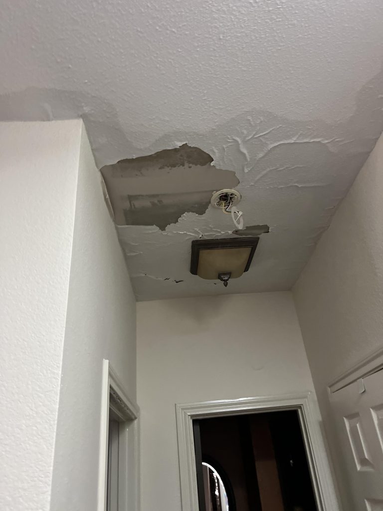 water damage in home