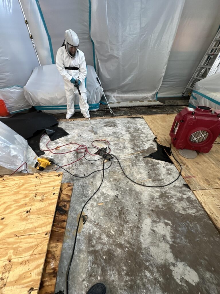Hidden mold struck this kitchen.