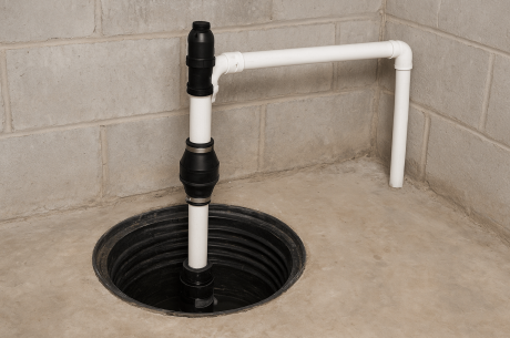 Basement flood cleanup