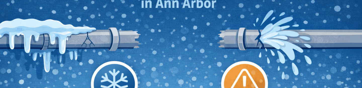 frozen pipes vs bursting pipes in Ann Arbor