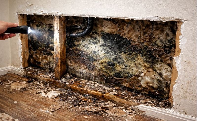 Hidden moisture damage