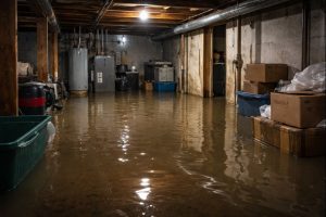 Standing water in basement