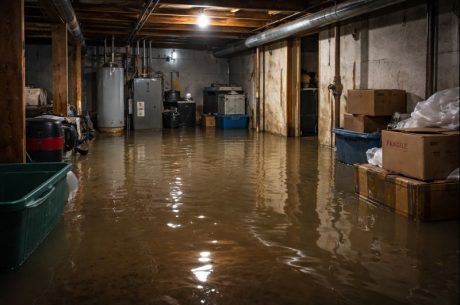 Standing water in basement
