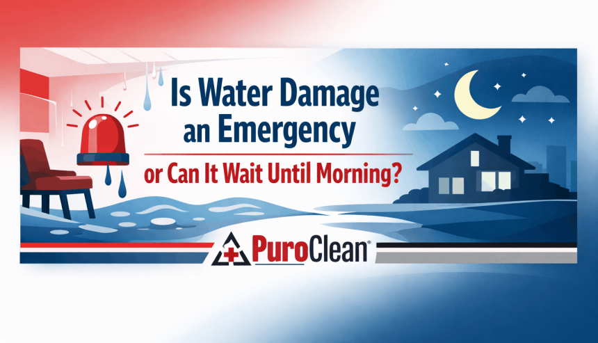 is water damage an emergency