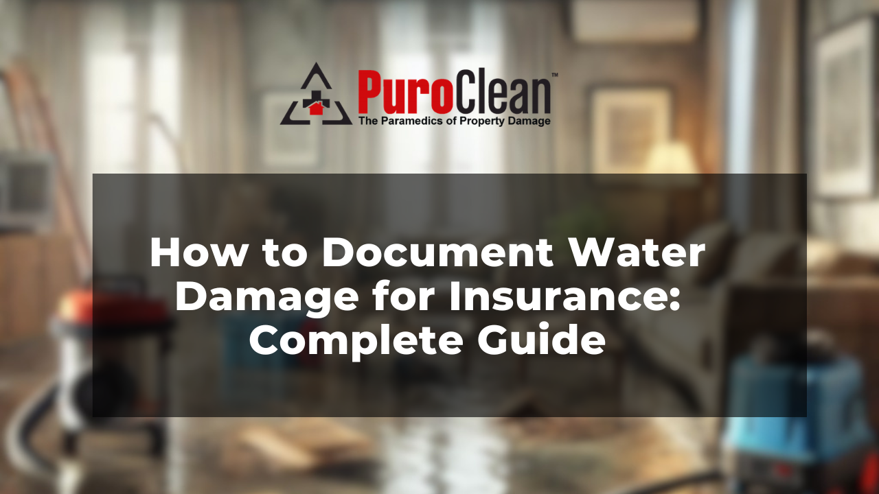 How to Document Water Damage Before the Restoration Company Arrives — What Your Insurer Actually Needs