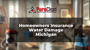 homeowners insurance water damage Michigan