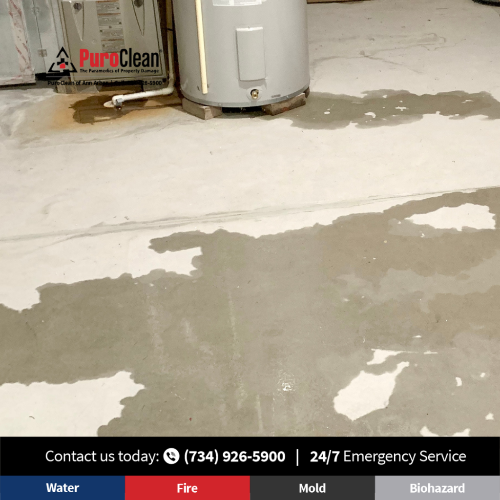 flooded basement cleanup