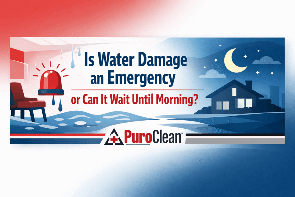 is water damage an emergency