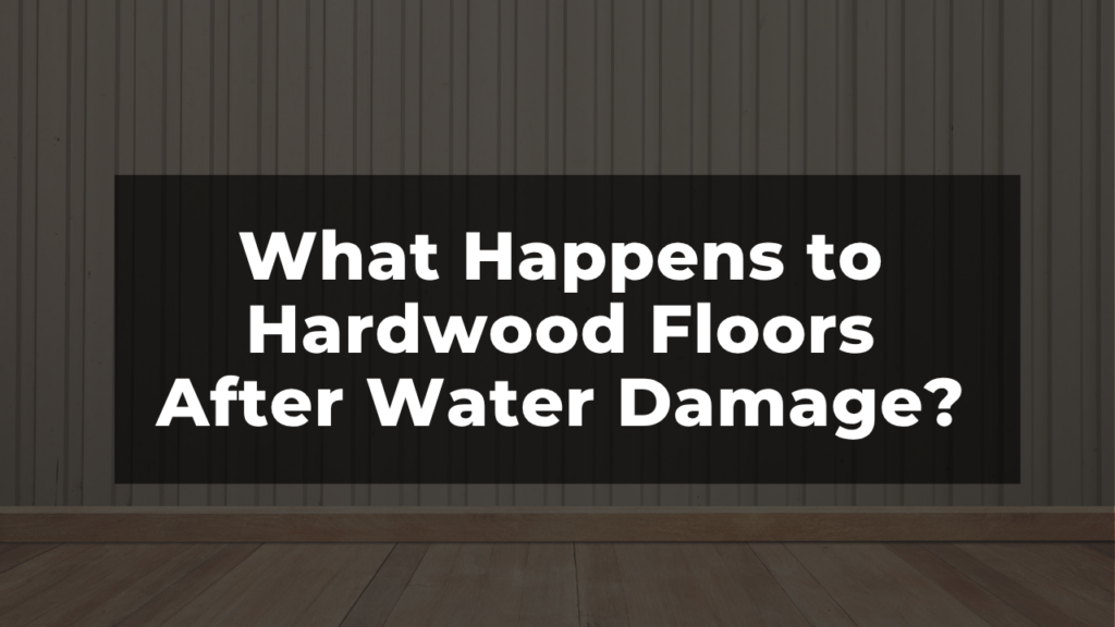 water damage hardwood floors