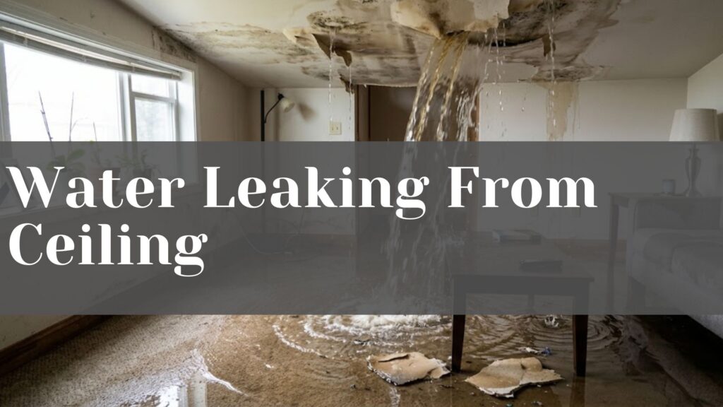 Water Leaking From Ceiling