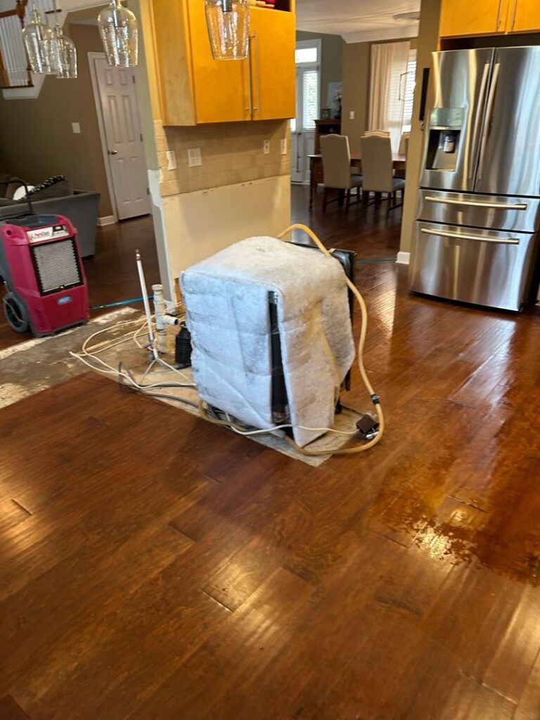 dishwasher leak water damage