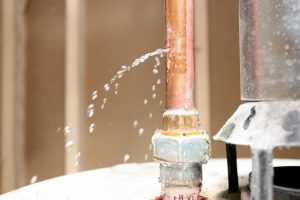 burst pipes water damage