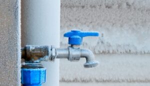 water damage from outdoor faucets