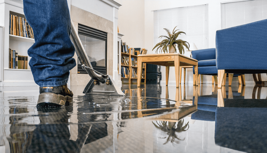 Water damage repair in West Austin