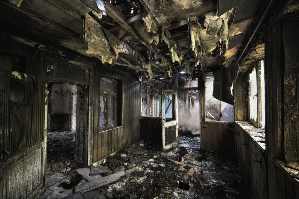 Fire damage restoration