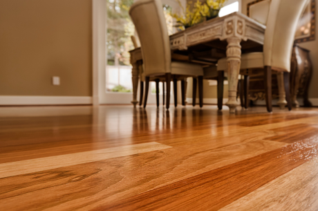 Hardwood dining