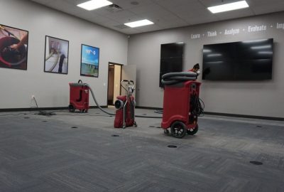 water damage restoration at PuroClean HQ