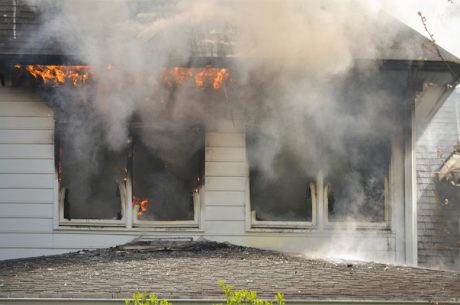 During Smoke & Soot Cleanup