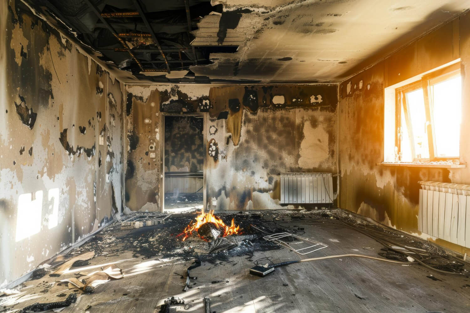Fire and Smoke Damage Restoration in Edison, CA