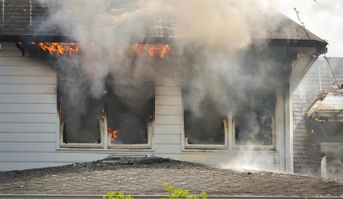 During Smoke & Soot Cleanup