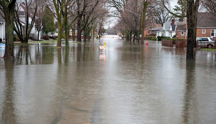 flash flood in Bartlett
