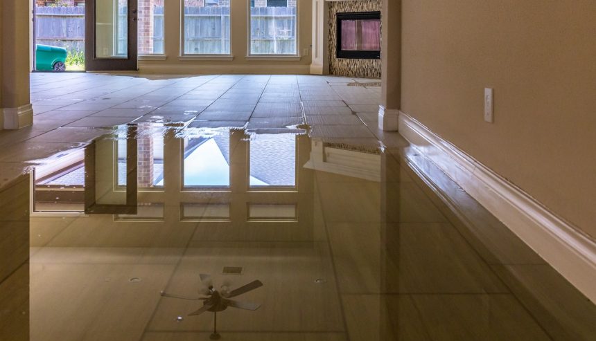 Water damage heat drying
