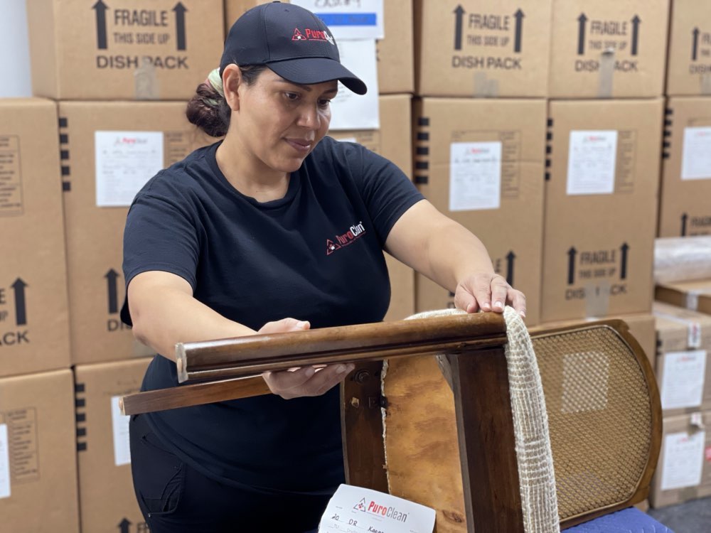 contents cleaning after a fire
