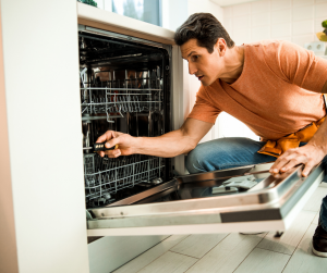 leaking dishwasher