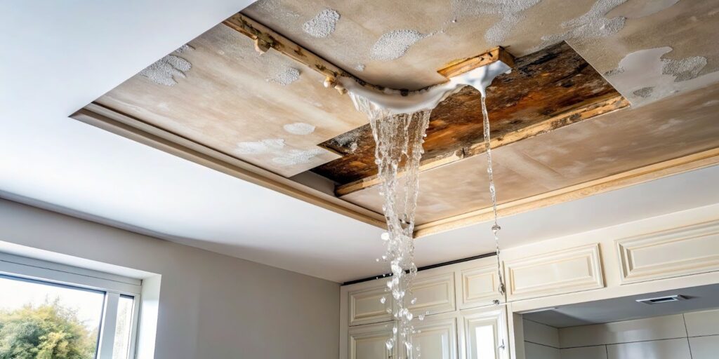 water-damaged