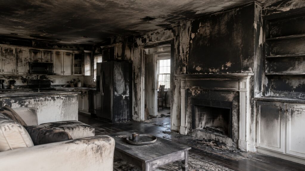 smoke damage