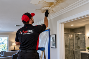ceiling water damage repair