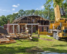 house before fire damage restoration