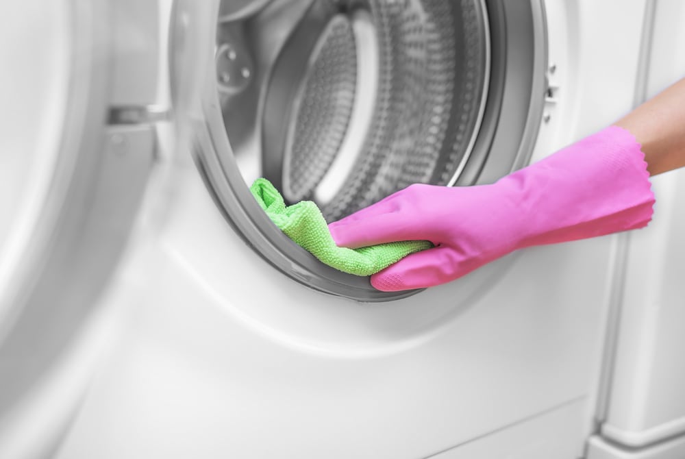 remove mold from washing machines