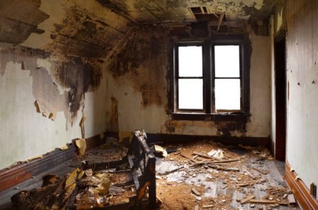 fire damage in Bloomington