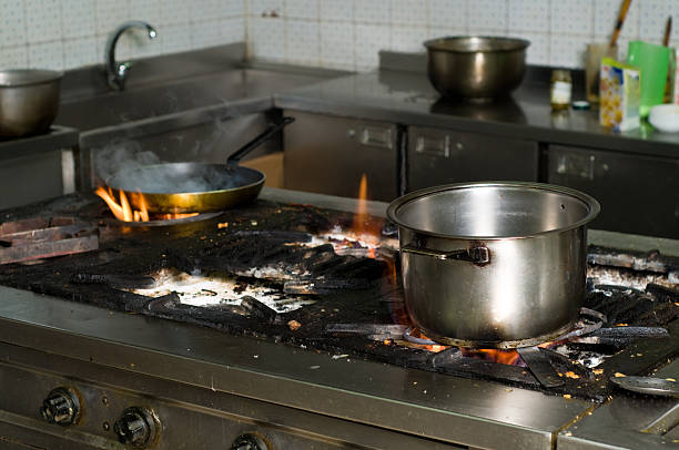 kitchen fire in Normal