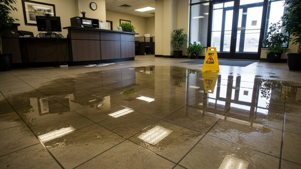 commercial water damage restoration