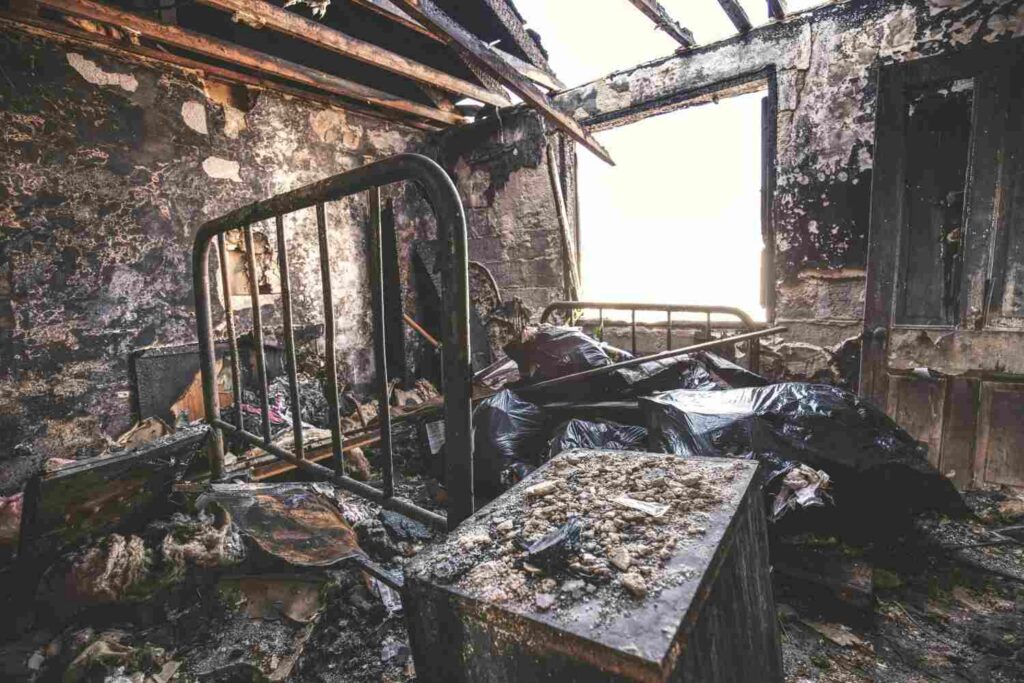 fire damage insurance claim after a house fire