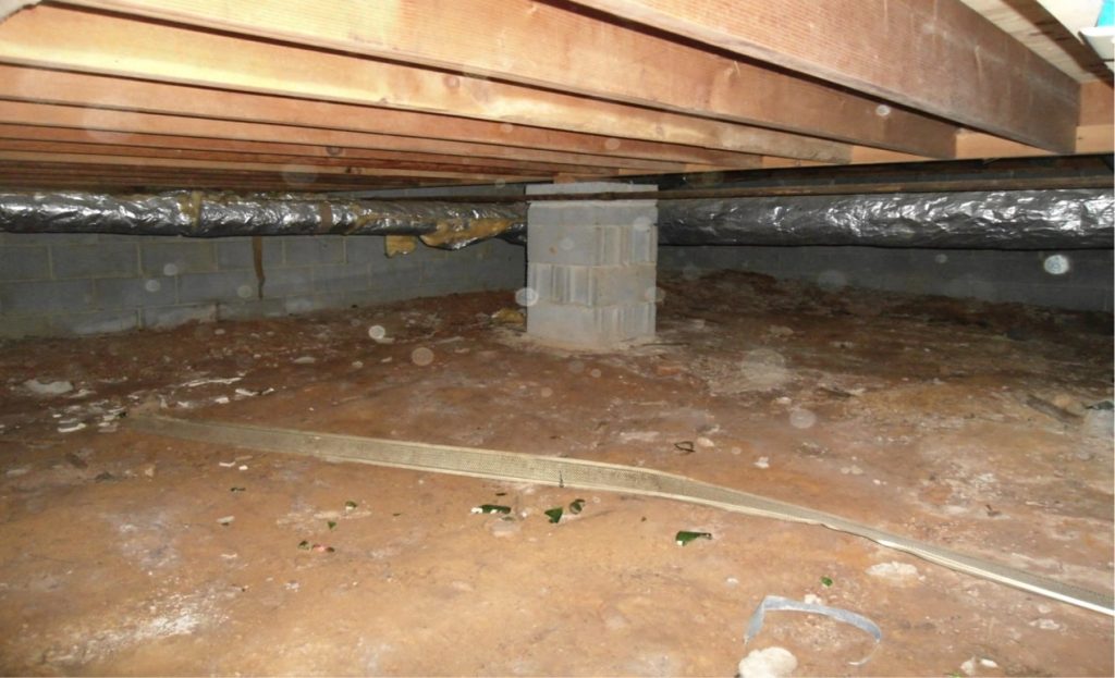 Crawl space and basements