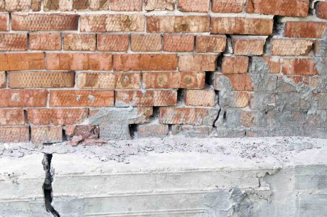 Foundation water damage