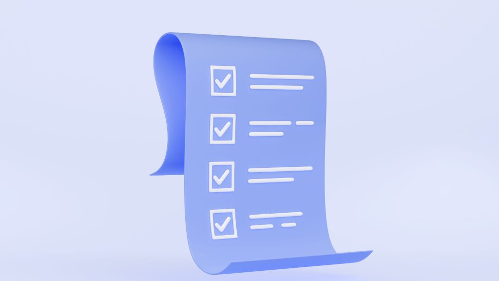 inspection checklist