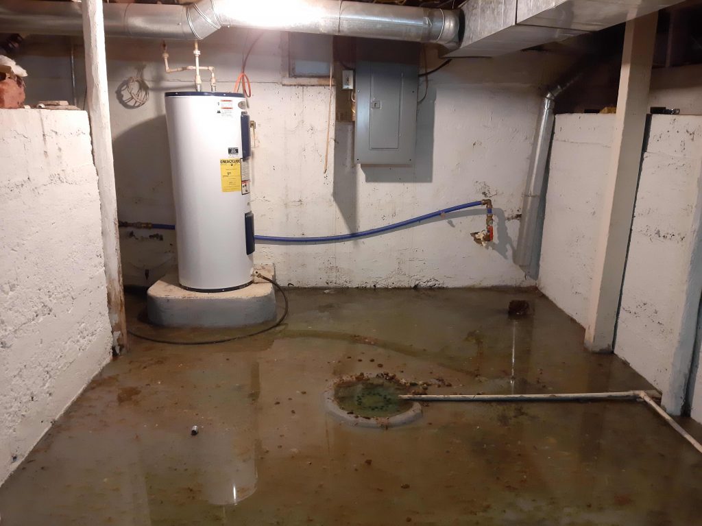 Basement flooding in Salt Lake City