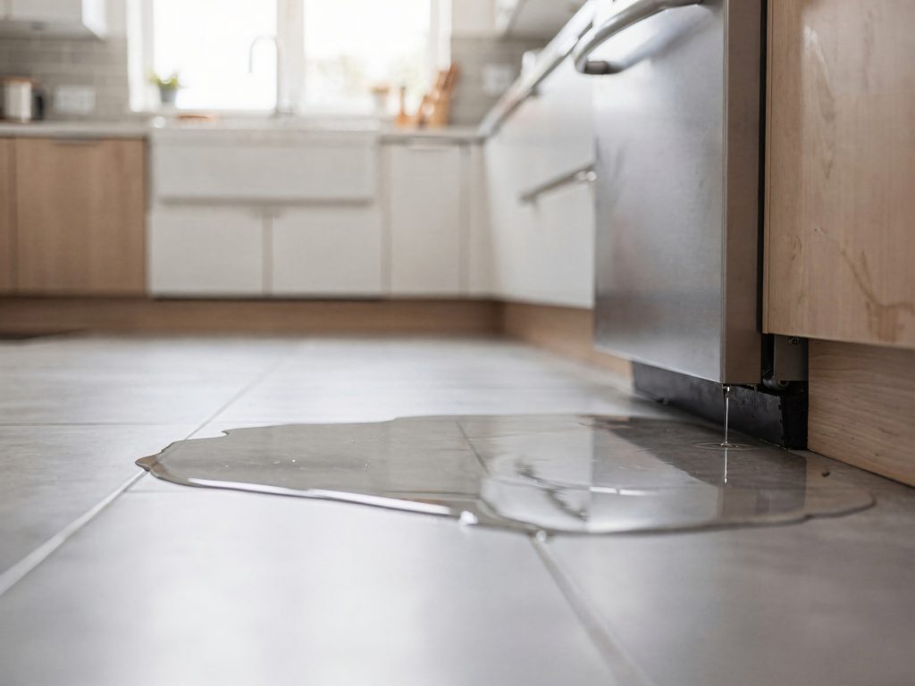 dishwasher leaking from bottom