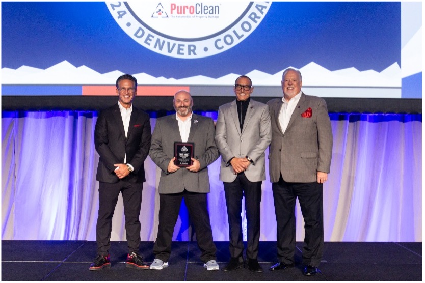 Broomfield Franchisee Honored with PuroClean’s On the Move Award at Annual Convention