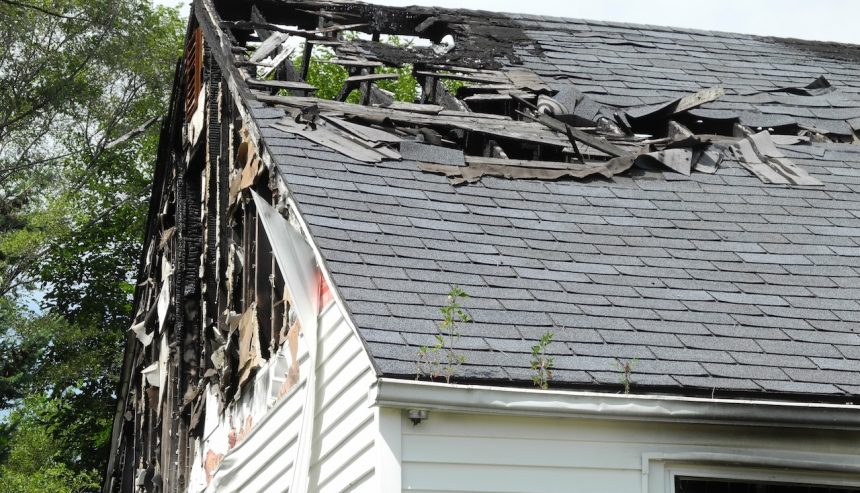 fire damage roof repair